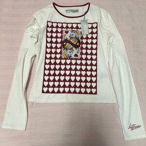 Iceberg Long Sleeve Queen of Hearts T-Shirt